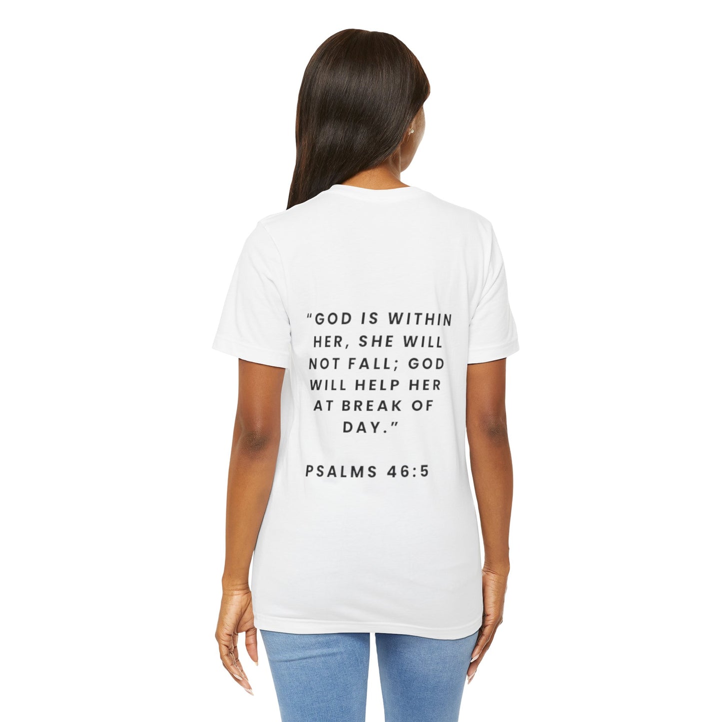 Jesus Walks With Her T-shirt (Unisex)