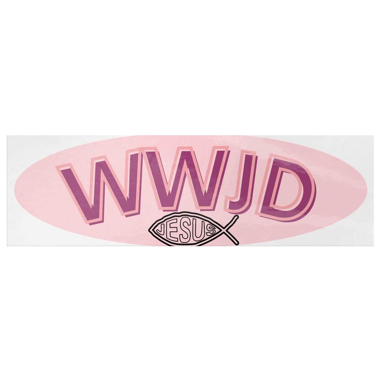 WWJD Bumper Sticker